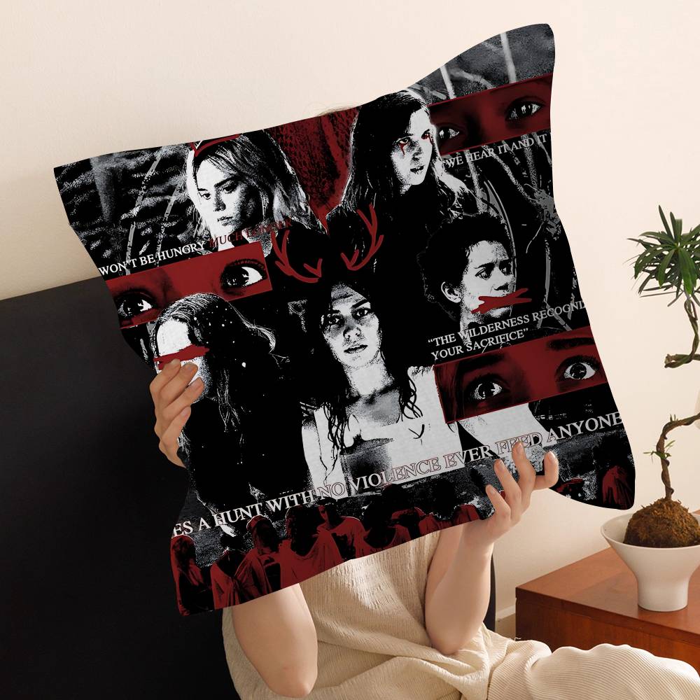 Psychological Horror Series Yellowjackets Personalized Picture Text Home Decorative Pillows Household Gifts 45x45cm