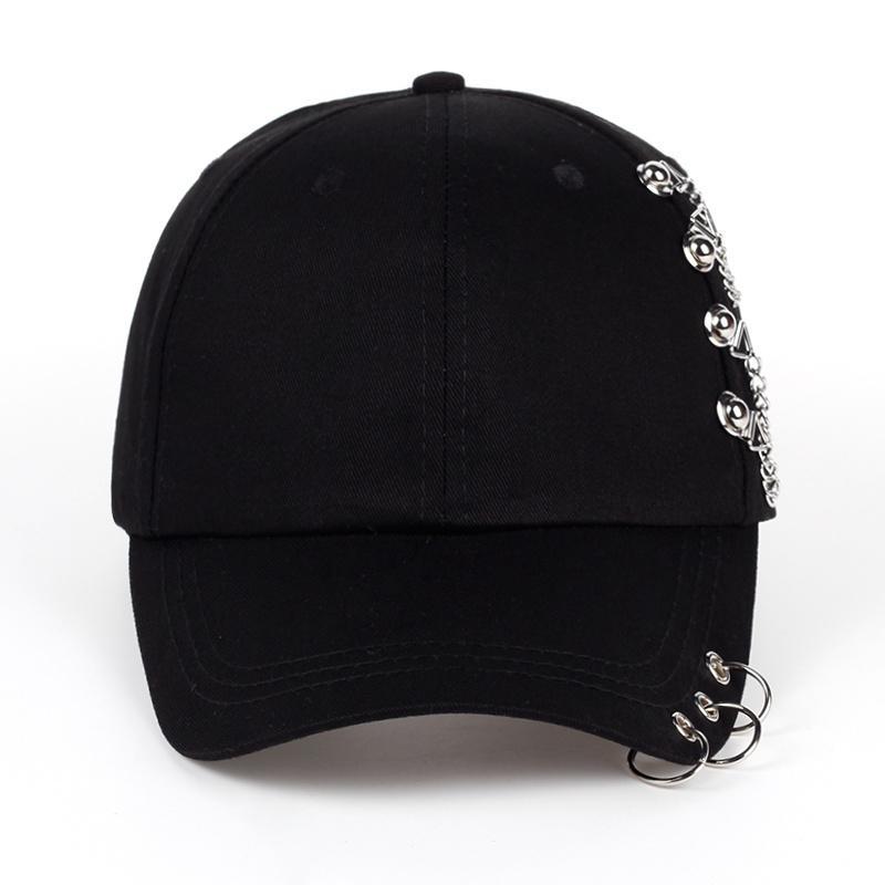 Casual Adjustable Iron Ring Baseball Caps Snapback Cap Casquette Hats  Casual Gorras Dad Hats
