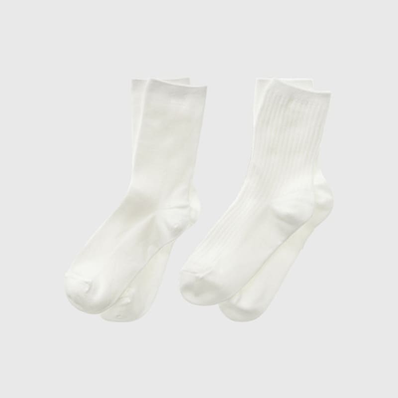 LOOKAST Lana Crew Socks 2 Set / LANA CREW SOCKS 2SET_3colors