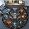 Cartoon Print Round Area Rug,Carpet Rug for Living Room Bedroom Sofa Playroom Decor,Non-slip Floor Mat