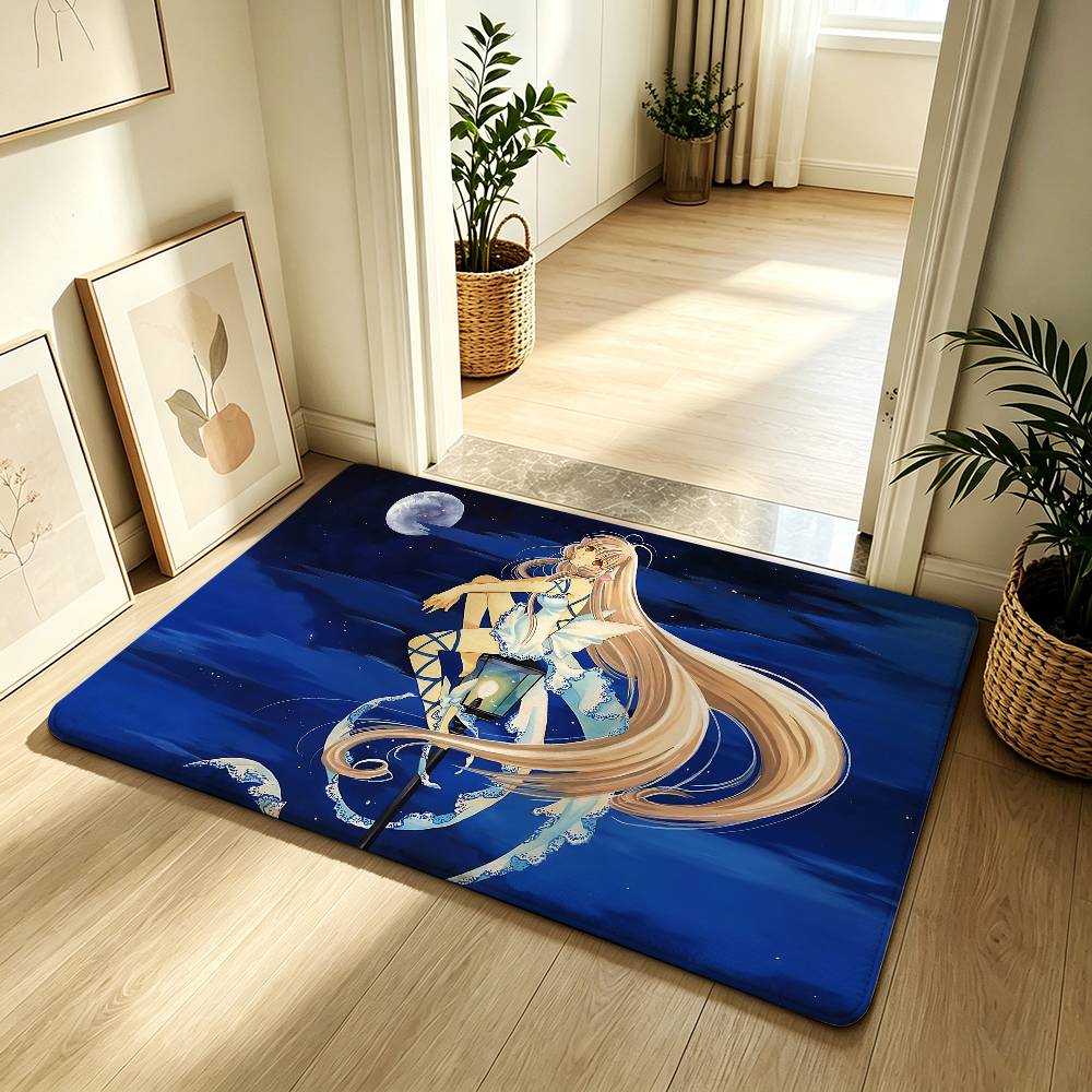 Anime C-chobits Carpet Bathroom Anti-slip Mat Door Mat Home Decoration Mat Entrance Door Mat Scratch-resistant Door Mat