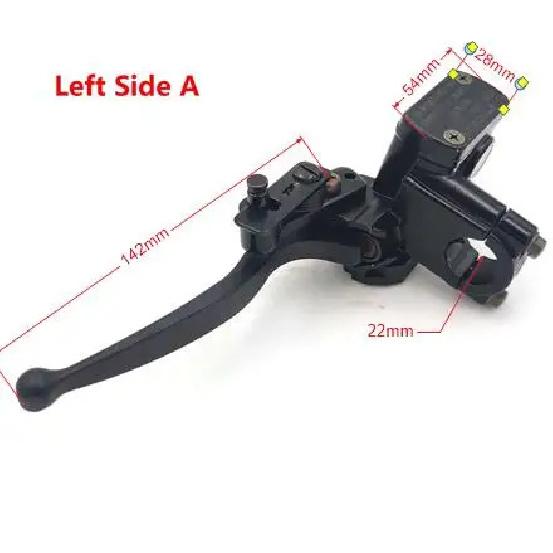 

1pcs Left / Rgiht Brake Pump 7/8 inch Quad Bike ATV Front Right Brake Master Cylinder Lever Pump 50cc 110cc 150cc Left Side A