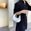 Yogodlns Aligator Half--moon Shoulder Bag for Women Fashion Underarm Bag Design Ladies Armpit Bag