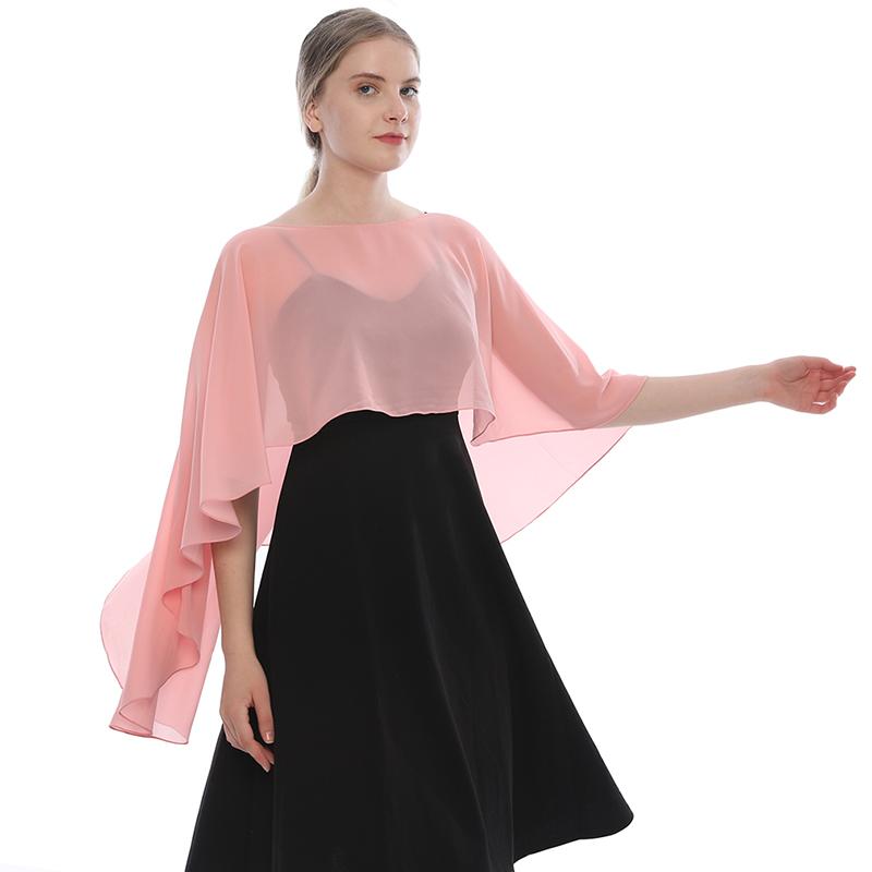 Chiffon Shawl Solid Color Summer Sun Protection Stoles For Woman Casual Long Scarf Ladies Soft Beach Poncho 250*66Cm