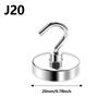 J10-J42MM Strong Magnetic Hook Multi Purpose Storage Hook Household Kitchen Storage Hook Key Storage Hook Bathroom Hanger