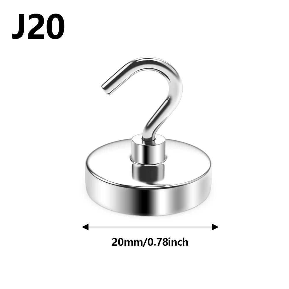 J10-J42MM Strong Magnetic Hook Multi Purpose Storage Hook Household Kitchen Storage Hook Key Storage Hook Bathroom Hanger
