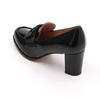 Lanvin en Bleu Ribbon Motif Heeled Size cm Women's Loafers, 2846, B-Glass, 22.0