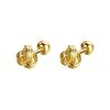 Auspicious Knot Earrings for Women Niche Premium Screw Back Tassel Ear Wire Healing Piercing Earrings