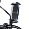 Universal 17MM Rearview Mirror Phone Holder with 360 Degree Rotation Mobile Phone Mount Base for Motorbike & E Bike