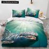 3D Octopus Duvet Cover King Queen Size Cute Cartoon Ocean Animal Bedding Set for Kids Teens Sealife 2/3pcs Polyester Quilt Cover