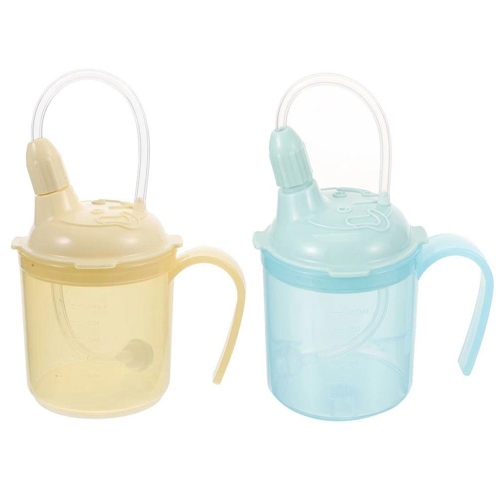 300ml Elderly Drinking Cups Spill Proof Patients Feeding Cup Adult Sippy Cup for Disabled