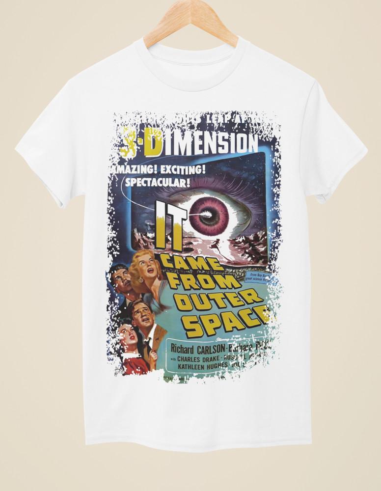 It Came from Outer Space (1953) - Movie Poster Inspired Unisex White T-Shirt Unisex T-Shirt XXXXL