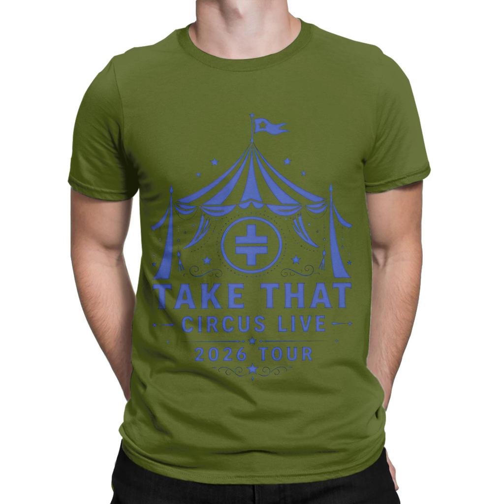 Unisex Unisex Printed Take That The Circus Live Tour 2026 T Shirt Tee 100 Cotton Tshirts Clothing