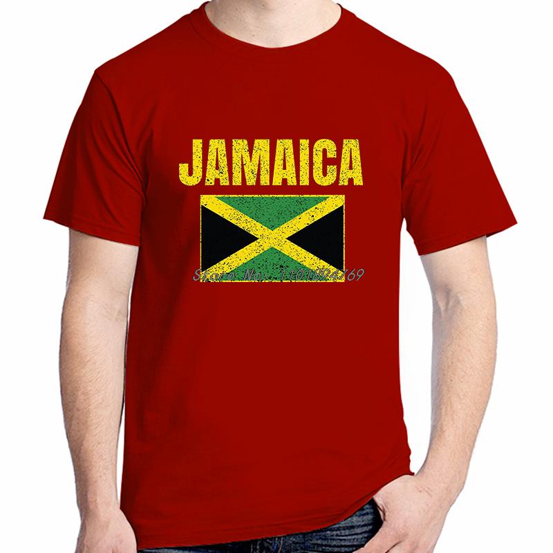 Jamaican Flag Vintage Jamaica Country Gift T Shirt Unisex 100 Cotton Graphic T Shirts Tees Tops Short Sleeve Tshirt Unisexs Clothes