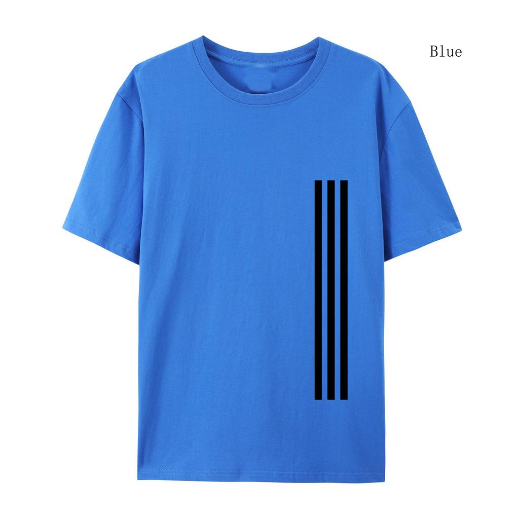 Tricou Casual de Înaltă Calitate cu Gât Rotund Imprimat din Bumbac 100% pentru Fitness, Streetwear, Vară, Oversized, cu Mânecă Scurtă, Haine din Bumbac, Topuri Streetwear Largi