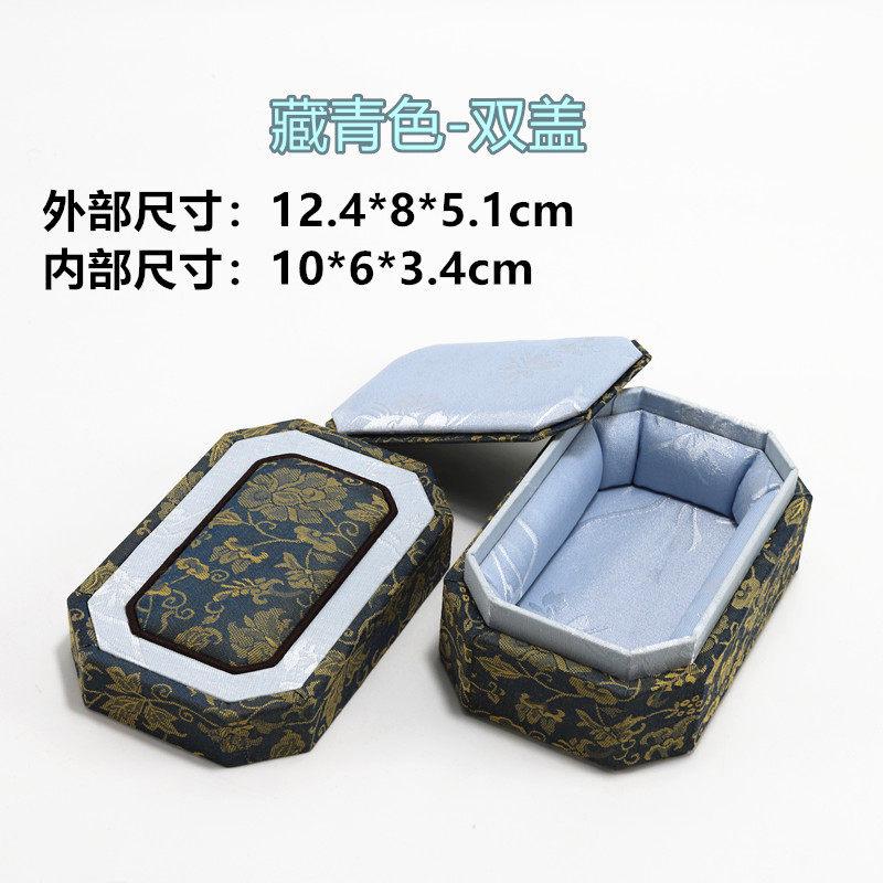 Jewelry Box Retro Cultural Toys Jade and Jewelry Jewelry Packaging Box with Chinese Style Strap Cover Bracelet Pendant Boxs