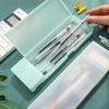 Pencil Cases Pens Storage School Office Simple Storage Organizer Plastic Creative Pencil Box Student Stationery Supplies