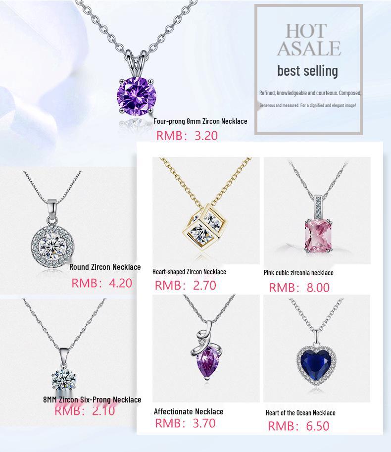 Women's Titanium Steel Cross-Spliced Necklace - Light Luxury Trendy Thin Clavicle Chain