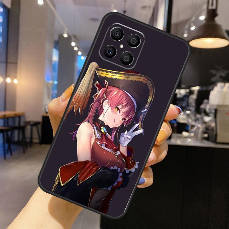 Houshou Marine Hololive For Honor Magic 8 7 6 Lite Case For Honor 200 400 Pro 50 70 90 X8c X8b X9a X9b X9c X9d Win RT