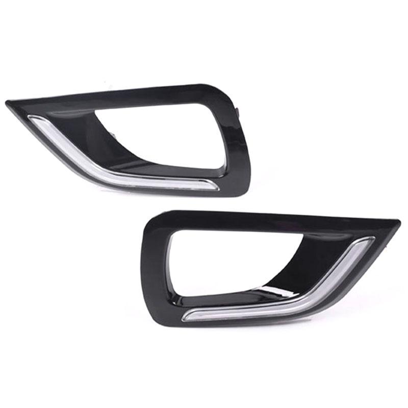Durable-LED DRL Daytime Running Light Fog Lamp 12V Car Running Lights For Nissan Navara NP300 2015-2018