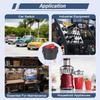Round Rocker Switch Red Light Illuminated On Off 3 Pin 2 Position Mini Rocker Switch 125V 10A 250V 6A KCD1 Small Circle Toggle Switches For RV Car