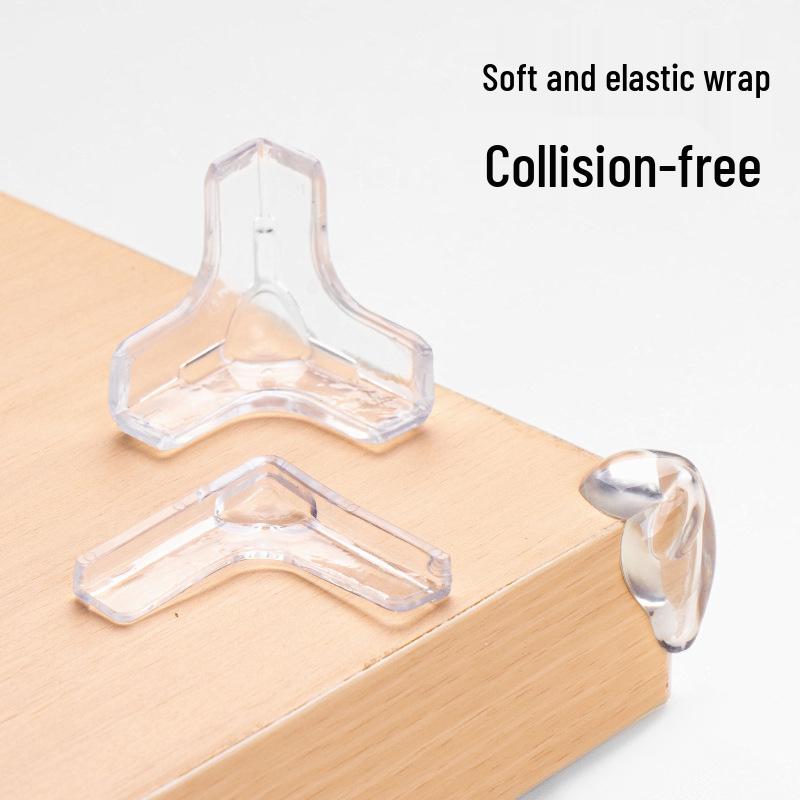 Child-Safe Transparent PVC Corner Protectors: Anti-Collision, Soft, Eco-Friendly for Furniture