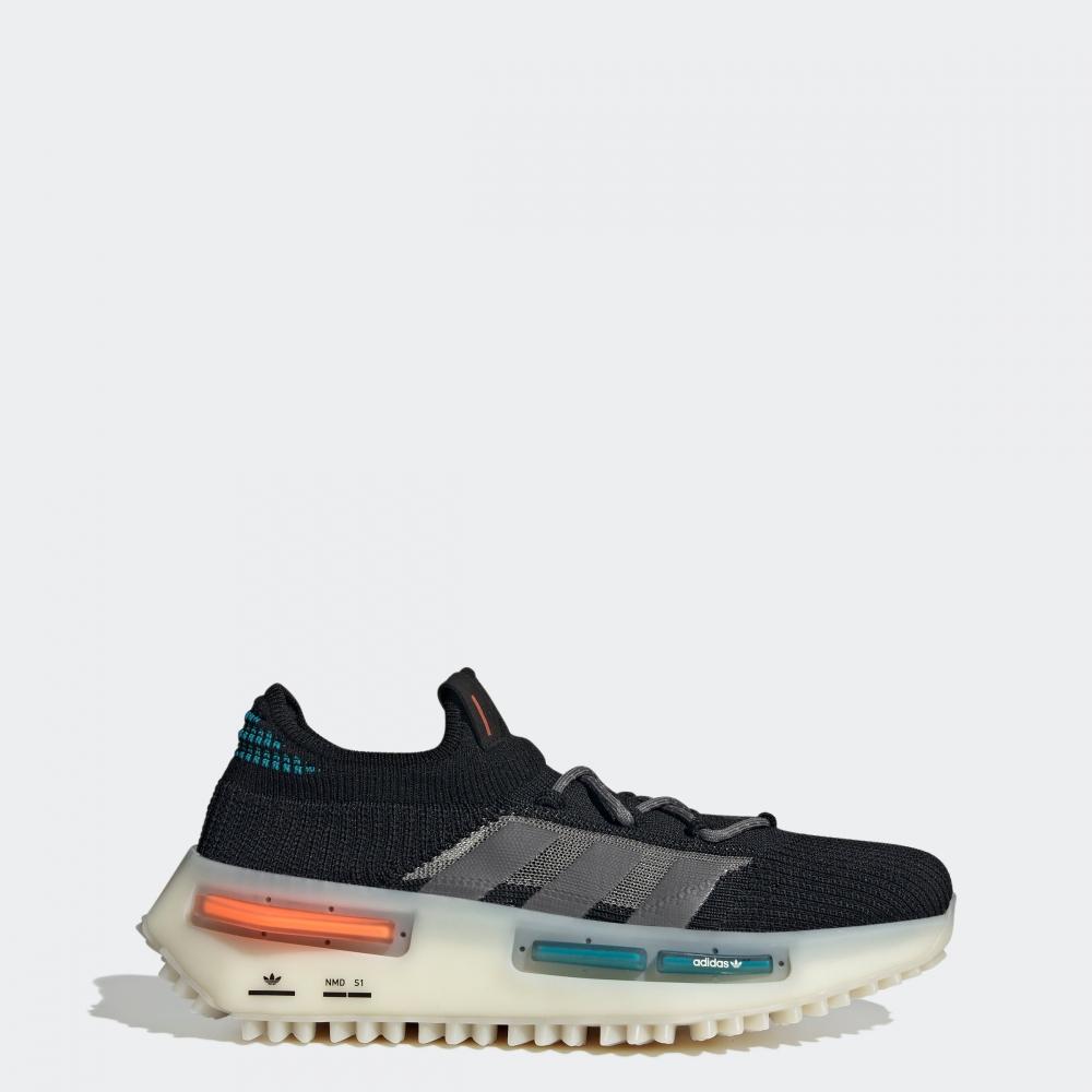 

Adidas Мужские кроссовки adidas NMD S1 core черный серый Five Off White