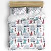 Nautical Anchor Ship Lighthouse Whale Art 3Pcs Bedding Set For Double Bed Home Textile Duvet Cover Quilt Cover Pillowcase