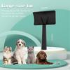 Firm Slicker Brush - Extra Long Pin Brush For Large Dog Pet (Black)