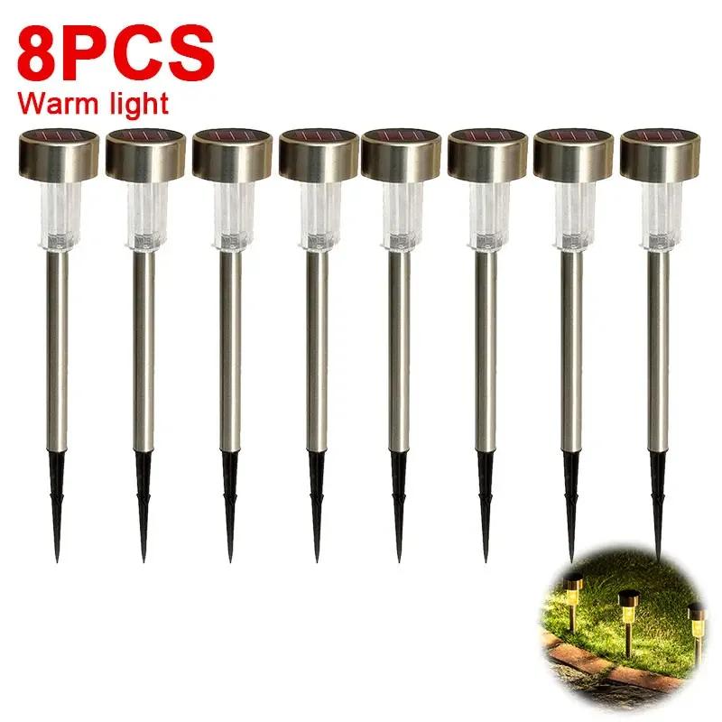 Solar-Außenleuchten, Gartenlampe, solarbetrieben, wasserdicht, für Landschaft, Weg, Außenbereich, für Hof, Hinterhof, Rasen, Terrasse, dekorativ