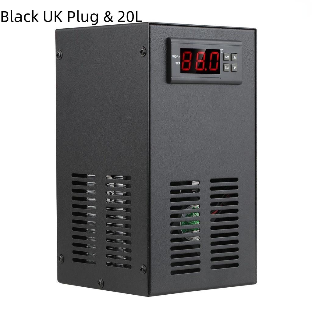 20L LCD Display Quiet Fish Tank Cooling System for Fish Water Grass Coral Shrimp Farming Aquarium Chiller Aquarium Cooler