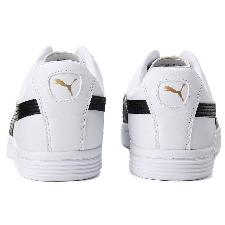 Puma Court Star Leather Casual Low-Top Sneakers Unisex Sneakers White Black 384676-01