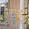 Cross-Border INS Style Sun Catcher: Colorful Crystal and Metal Wind Chime Wall Ornament