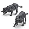 12Pcs Realistic Wild Animal Static Model Hippo/Zebra/Elephant/Giraffe/Bear Miniature Figurines DIY Scene Decoration Simulated Animal Statue Models