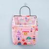 Wall Mount Iron Art Storage Bag With Cotton Linen Fabric For Dorm Room Organizing