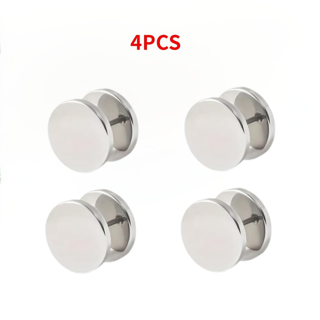 2/4pcs Seamless Spiral Buckle Clip Cuff Fastener for Fashion Buttons On Sweaters Collars Fixing Clip Avoid Wardrobe Malfunction