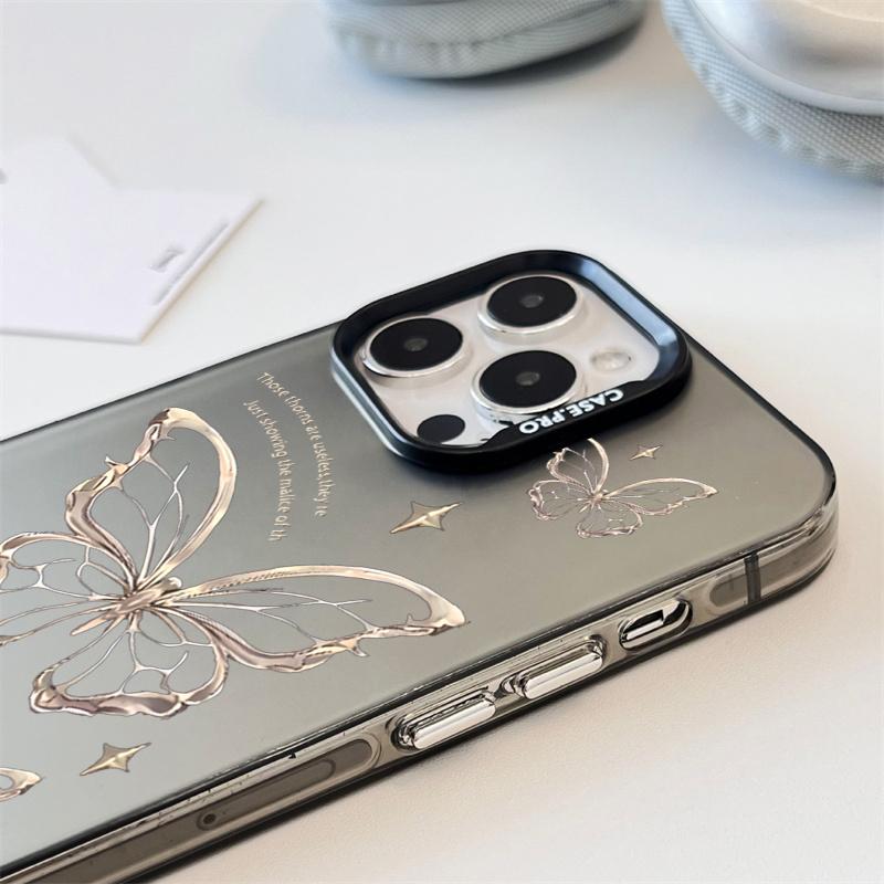 Butterfly Pattern Phone Case For Samsung Galaxy S24 S23 Ultra S22 Plus S21 FE A05 A14 A34 A54 A15 A35 A55 A53 A52 Plating Cover