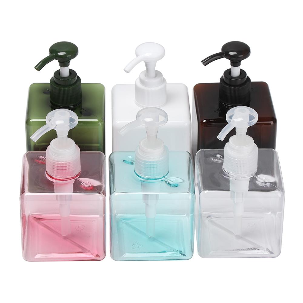 Supplies Press Mousse Portable Square Shape Lotion Bottles Soap Dispensers Hand Pump Shampoo Bottle