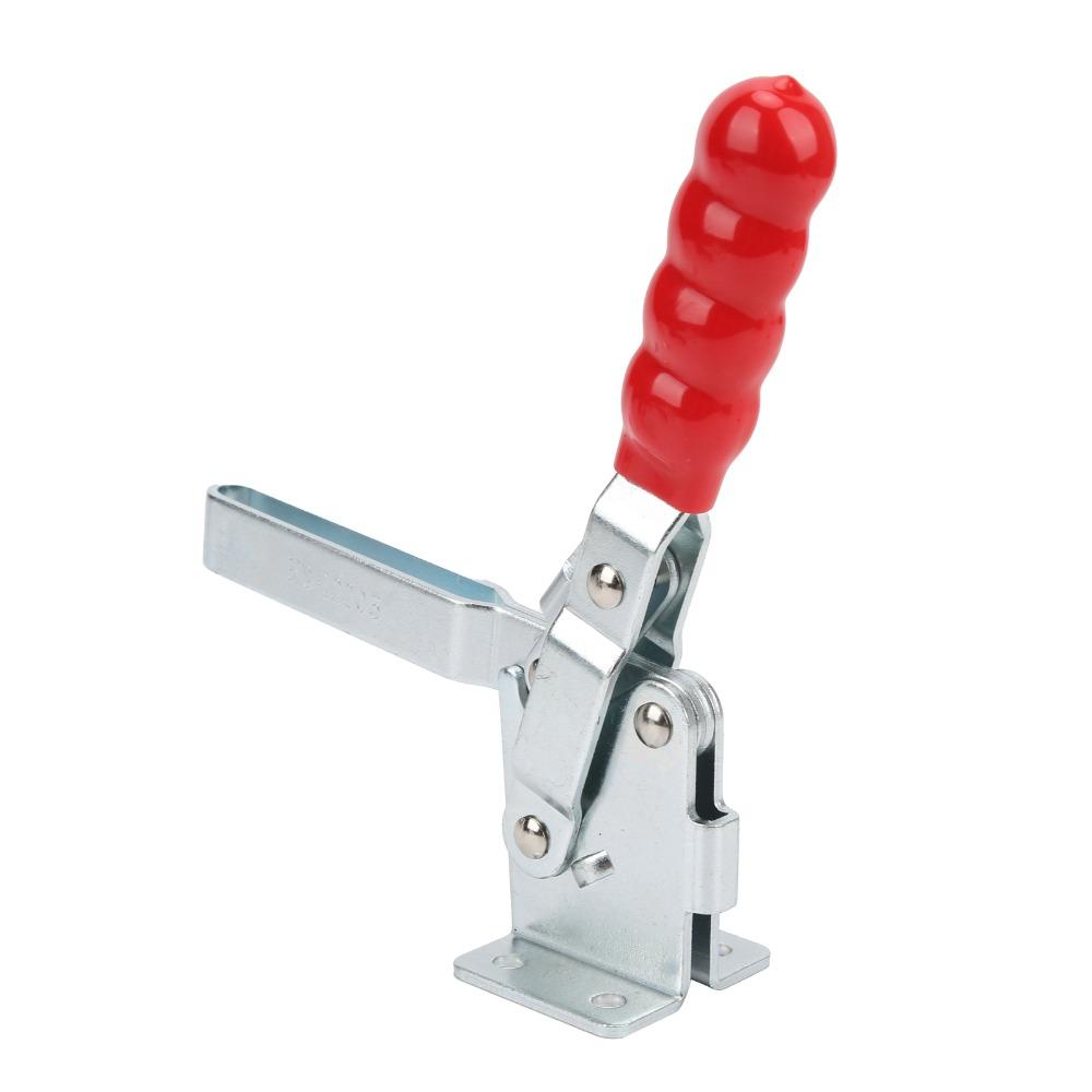 Red Welding Toggle Clamp Latch Style Heavy Duty Hand Clamp Downstroke Fixture Clamp For Welding