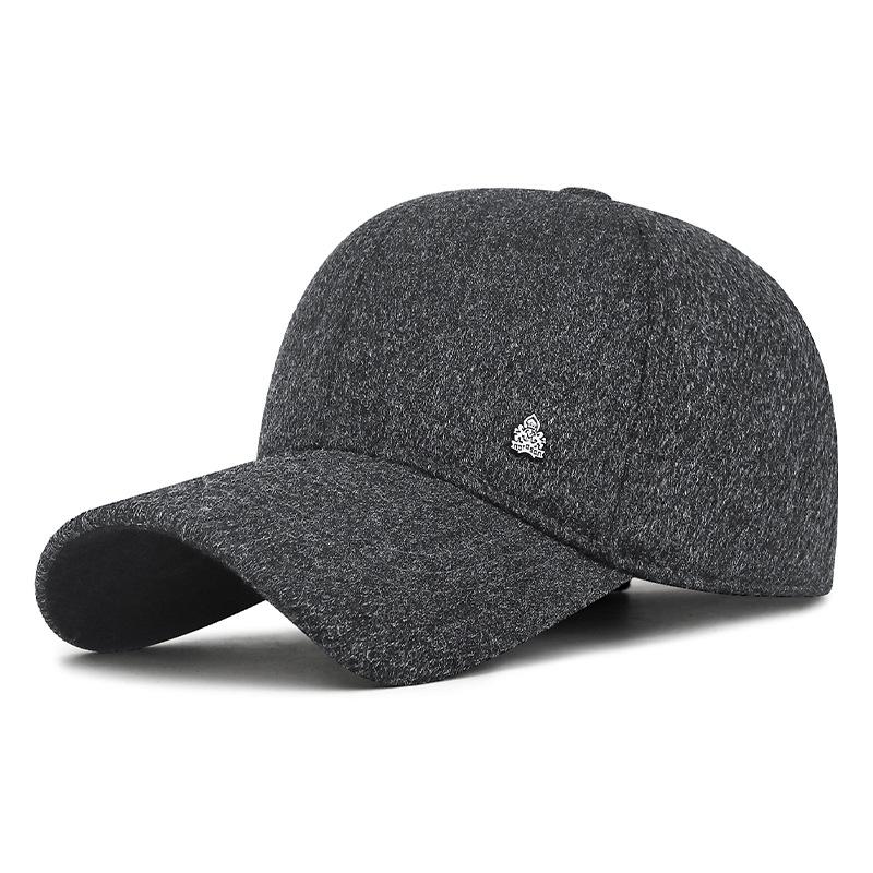 

NORTHWOOD Men s Winter Thickened Ear-Protecting Warm Baseball Caps for Men Outdoor Cold-Resistant Baseball Hat Cotton Dad Cap 55-60 cm серый