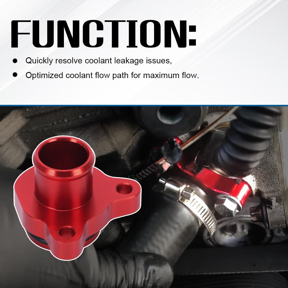 Neuer Aluminium-Wasserschlauchanschluss, Ersatz-Auto-Ersatz-Rohrverbinder 11537541992 11537544638 für BMW N54 335i 135i