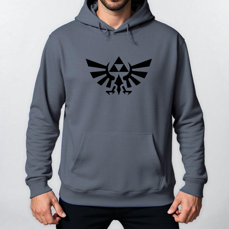 Men's Icon Printed Hoodie Casual Streetwear Sweatshirt Fashionable High-quality Hoodie