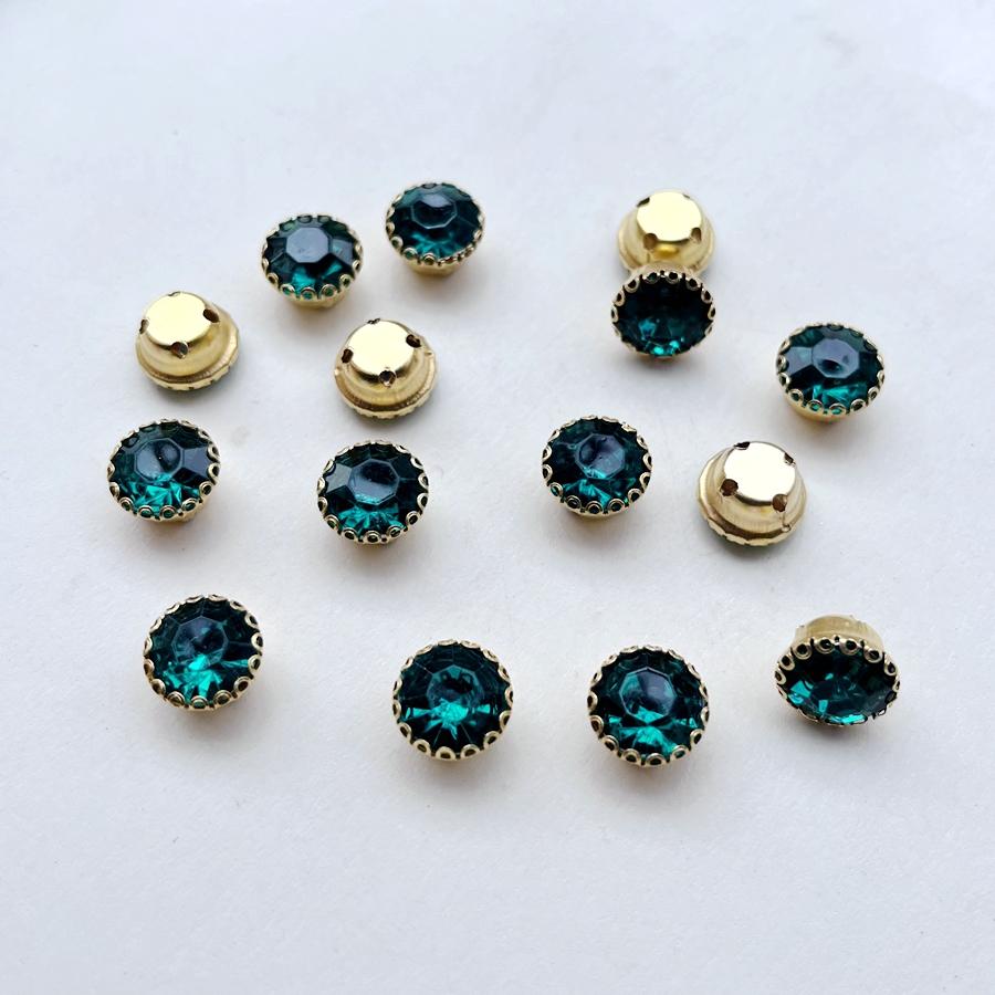 25 kusů náhodných smíšených barev 11mm šicí kamínkové diy šaty zdobené bižuterními doplňky Křišťálové kamínky