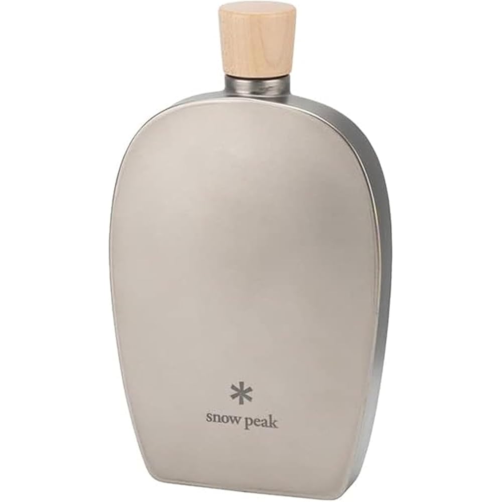 Snow Peak Titanium Flask 250ml TW-115 Portable Outdoor Camping Gear