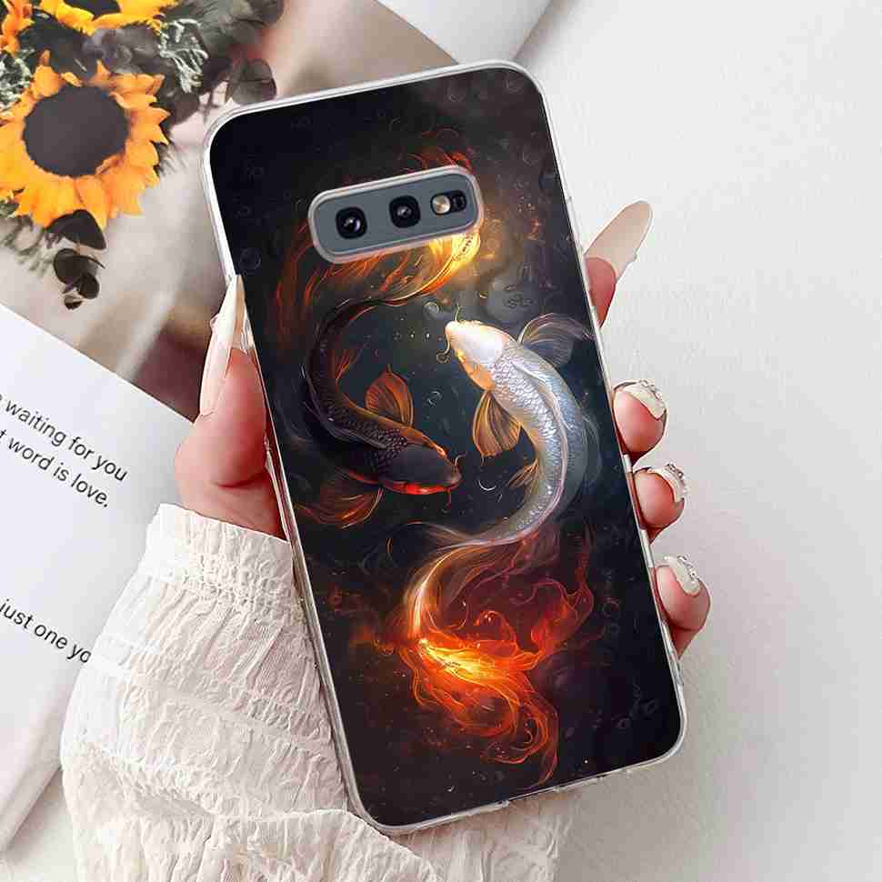 For Samsung Galaxy S10e Case SM-G970 Fashion Bow Flower Soft Silicone TPU Cover For Samsung S10e S10E SM-G970F 5.8" Phone Casing