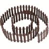 1Pc Mini Fence, Garden and Bonsai Decoration Fairy Tale Garden Fence Wooden Decoration, Handicraftproject Mini Picket Fence