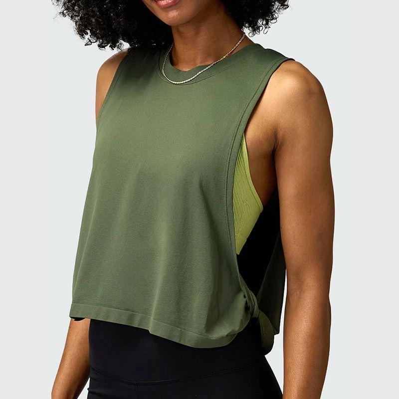 Women's Running Sports Outdoor Cutout Blouse Yoga Vest