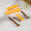 10/25/50Pcs Self-Tapping Screws Kit Stainless Steel Expansion Screws Cross Tips Wall Anchors And Screws For Drywall