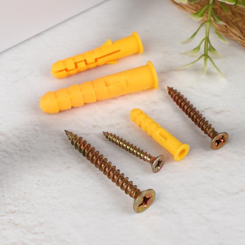 10/25/50Pcs Self-Tapping Screws Kit Stainless Steel Expansion Screws Cross Tips Wall Anchors And Screws For Drywall