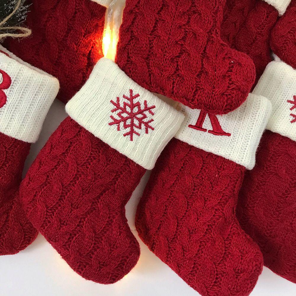 Party Supplies Tree Pendant Pendant Decor Stockings Gift Holders Merry Christmas Socks Xmas Gift